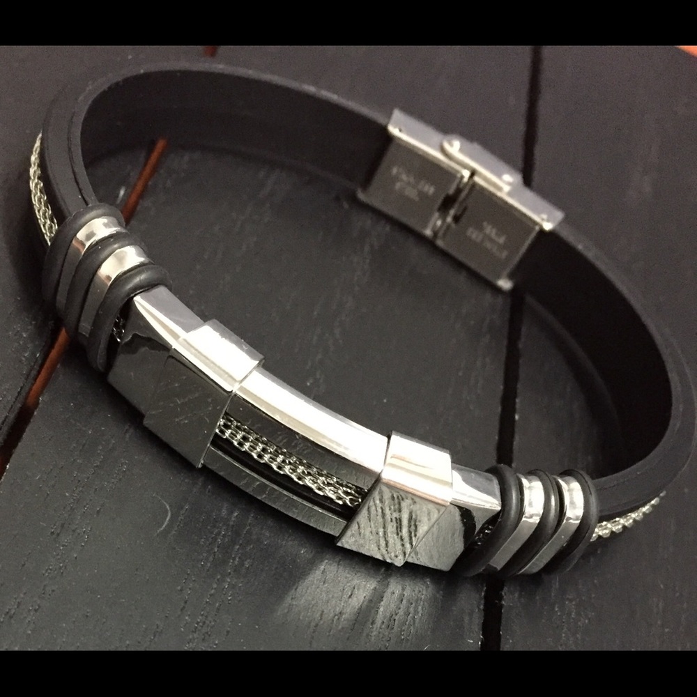 8” Steampunk Stainless Steel Bracelet/Ships Quick!